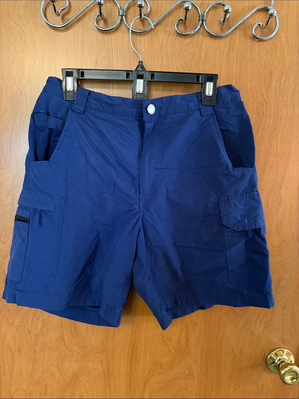 Reel Legends Royal Blue Cargo Shorts with Multi-Pocket Design